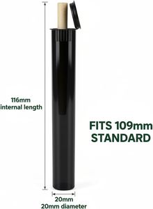 Childproof Smell Proof Clear 109 116mm Pop Top <b>Tubes</b> Roll Packaging <b>Tubes</b> - Product Image 5