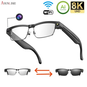 Smart Bluetooth Photochromic <b>Glasses</b> Metal Frame 8MP <b>Camera</b> Music Playback Phone Call Global Translation - Product Image 4