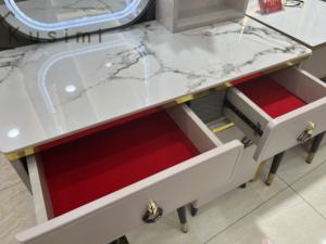 Meubles modernes de haute qualité <span class=keywords><strong>Commode</strong></span> haute brillance pour chambre à coucher Coiffeuse de style nordique - Product Image 3