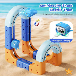 Pista de Carreras Flexible con Tren Antigravedad, Rieles Magnéticos Infinitos 3D, Juguetes STEM, Set de Tren Eléctrico para Niños - Product Image 3