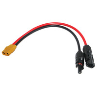 Câble adaptateur solaire personnalisable XT90H XT60 mâle/femelle vers connecteur PV pour station d'énergie solaire