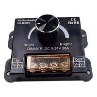 Interrupteur variateur LED sans fil Yhint avec télécommande tactile, gradation progressive 30A, sans stroboscope, sans bruit, portée 5-10m, charge maximale 720W, garantie 2 ans