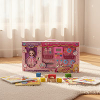 Poupée de mode pour filles, simulation de jeu de maquillage pour enfants