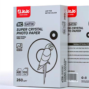 กระดาษ <span class=keywords><strong>Jojo</strong></span> 4R ขนาด 10*<span class=keywords><strong>15</strong></span> นิ้ว 6 นิ้ว กระดาษเคลือบสีด้าน 260 แกรม กระดาษกันน้ำ กระดาษภาพถ่ายกันน้ำแบบด้าน สำหรับเครื่องพิมพ์อิงค์เจ็ท - Product Image 1