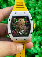 Precio al por Mayor, Relojes Mecánicos Automáticos Super RM Richarsd Diver, Cristal de Zafiro, Esfera con Indicadores, Correa de Goma, Caja de Metal, Deportivos