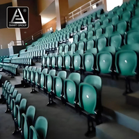 Événements en plein air Football Tip up Pliant Bleacher Stade Sièges Tribune Chaises École En Plein Air Gym Pliant Fixe Stade Siège
