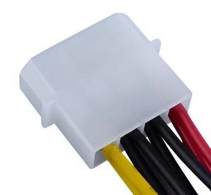 Câble d'extension répartiteur en Y 4 broches Molex vers 1 à 2 SATA 15 broches, convertisseur double SATA pour disques durs PC, SSD, lecteurs optiques DVD - Product Image 4