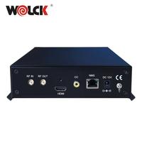 Bajo costo óptico Dexin Live Streaming V/A señales en salida de RF digital Modulador codificador de video
