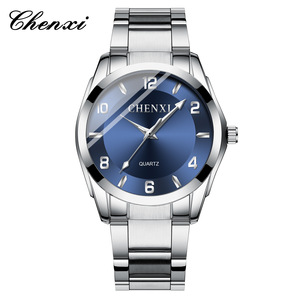 CHENXI 021A Montre à quartz unisexe, tendance, en acier inoxydable, pour couple, vente chaude transfrontalière - Product Image 3