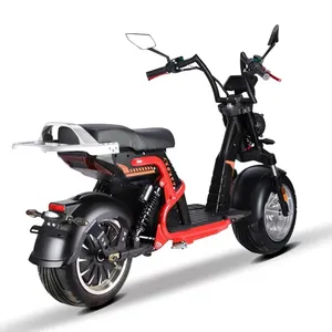 Best quality 4000W Off-road E-scooter 2 Wheel 12 inch Fat Tire Citycoco Electric Motorcycles Scooter Adult With Seat Bike