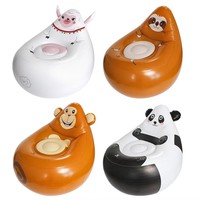 Canapé gonflable pour enfants, design de dessin animé, gonflage rapide, rangement compact, chaise gonflable pour enfants, salle de jeux, coin lecture, voyage