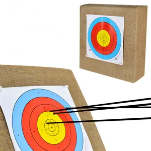 Square straw archery target Outdoor shooting target optional specifications Competitive shooting