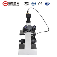 4XCE 1000X Professional Trinocular Inverted Metallurgical Microscope With Camera Image Analysis Software