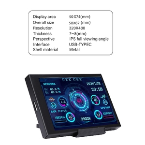 Monitor de computadora para Mini ITX Case 3,5 "5 pulgadas IPS pantalla secundaria CPU GPU RAM HDD monitoreo pantalla USB libremente <span class=keywords><strong>AIDA64</strong></span> - Product Image 4