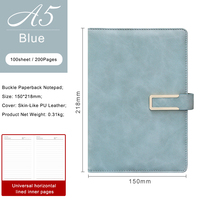 Carnet de notes A5 à couverture rigide avec boucle magnétique, personnalisable, pour l'école et l'apprentissage, vente en gros