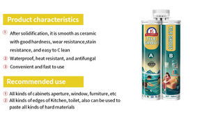 Nhà Máy Bán buôn OEM hai thành phần gạch vữa không thấm nước Epoxy gạch vữa Sealant Keo chà ron gạch - Product Image 3