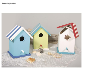 Lồng chim treo trang trí bằng gỗ, chuồng chim, hộp làm tổ chim, sản xuất theo yêu cầu, bán buôn, dùng trong nhà và ngoài trời, làm từ gỗ paulownia - Product Image 3