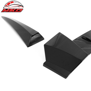 Convient pour Honda Civic 8ème génération 2006-2011, style Type R, becquet de toit noir brillant - Product Image 4
