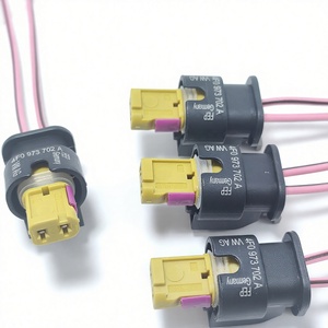 สำหรับโฟล์คสวาเก้น ออดี้ แคมชาฟท์ โซลินอยด์วาล์ว หัวฉีด คอนเนคเตอร์ 4F0973702A H-488 ปลั๊กทองแดงแท้ - Product Image 3