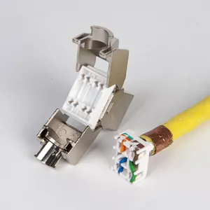 RC RJ45 FTP STP Cat.6A درجة ، و Krone رافعة حجر الزاوية