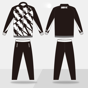 เสื้อแจ็คเก็ตวอร์มอัพแบบซิปแขนยาวสำหรับทีมบาสเก็ตบอลสโมสร  แบบสั่งทำพิเศษด้วยเทคนิคการพิมพ์แบบ Dye Sublimation เต็มตัว - Product Image 2