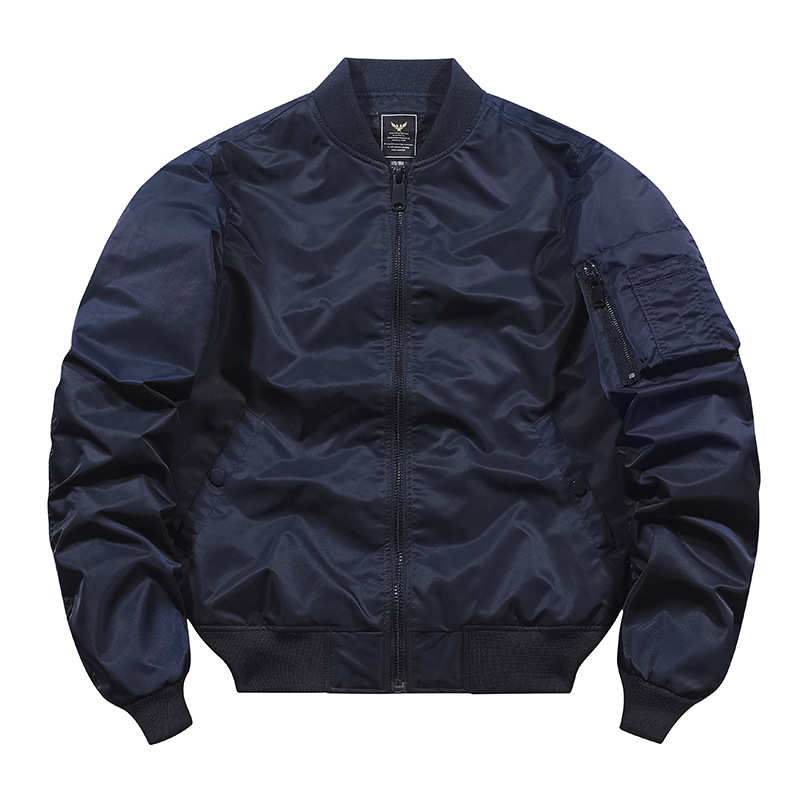 Alphan-Chaqueta de Aviador Air Force MA1 para hombre, uniforme militar funcional, chaqueta de béisbol, Cazadora bomber grande/alta, primavera y otoño