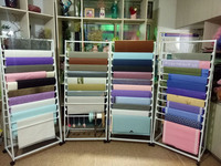 Support de rangement en métal pour tapis, boîte cadeau, ruban, confettis, tissu, papier d'emballage, support d'affichage de tapisserie