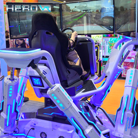 Simulateur de jeu de conduite de réalité virtuelle de voiture de F1 de récupération automatique