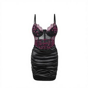 Nouvelle Arrivée King Mcgreen Star Robe Midi Vintage d'Été pour Femme, Sexy, Couleur Unie, Bretelles Fines, en Satin avec Anneau Métallique - Product Image 2