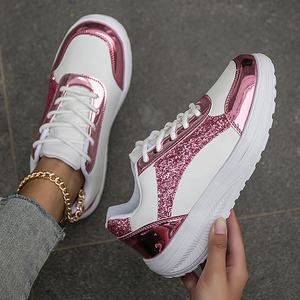 Zapatos Deportivos Casuales con Cordones para Mujer, Zapatos para Caminar Antideslizantes para Primavera y Otoño - Product Image 3