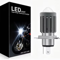 Phare LED Moto Haute Performance Disponible en Gros, H4+3000k, 15W, Sans Ventilateur, Refroidissement Universel