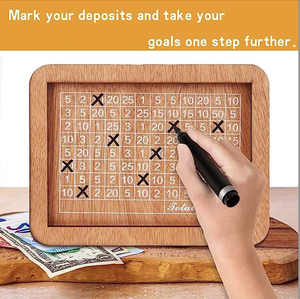 Meilleur prix tirelire pour enfants cadeau en bois artisanat personnalisé OEM EUR USD Franc montant billets tirelire - Product Image 3