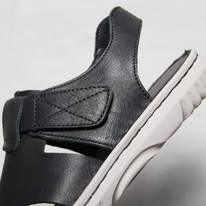 Sandales fermées en cuir véritable faites à la main pour hommes – Collection été 2026 – Confortables et durables – Vente en gros directe usine - Product Image 4