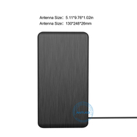 Antenne TV intérieure en plastique Antuko 4K 1080P la plus vendue avec support mural pour la réception des signaux de télévision numérique