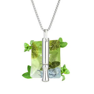 Innovador Collar Inhalador de Aceite Esencial de Naranja para Dejar de Fumar, Alivio de la Ansiedad, el Estrés y la Depresión - Product Image 1