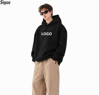 Sudadera con Capucha Personalizada para Hombre, Deportiva, Holgada, de Felpa Francesa de Alta Calidad, Estilo Urbano, OEM ODM, Bordado 3D