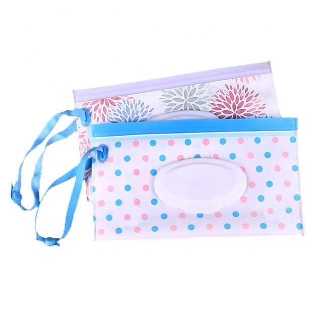 Portatif adapté aux besoins du client facile pop up rechargeable distributeur bébé lingette humide sac d'emballage