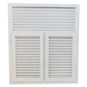 Maison Blanche Extérieur Rouleau Persienne Stander Maison Upvc Volets Fenêtres Cadre Prix Avec Filet Intérieur