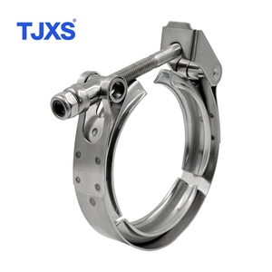 Klem <span class=keywords><strong>V</strong></span> <span class=keywords><strong>Band</strong></span> Suku Cadang Mobil Bahan Stainless Steel Lepas Cepat untuk Pipa Turbo Mobil - Product Image 2