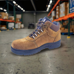 Зимние теплые мужские рабочие ботинки FANFU, Промышленные строительные Нескользящие ботинки с пластиковым носком, защитная обувь - Product Image 1