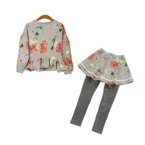 Costumes pour enfants : Nouveaux ensembles de vêtements de princesse avec leggings et hauts à volants sur les sites de vente en gros en Chine - Product Image 1