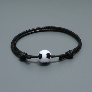Pulsera Deportiva con Dijes de Fútbol, Pulseras de Capitán de Fútbol, Pulseras Inspiradoras, Regalo Deportivo - Product Image 2