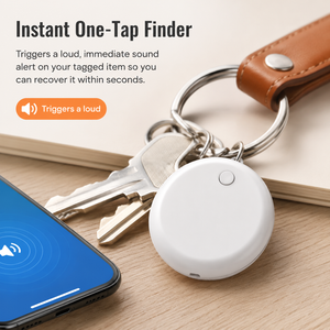 Etiqueta Inteligente con Certificación Oficial MFi, Rastreador GPS para <span class=keywords><strong>Apple</strong></span> y Google Find My Device, Mini Dispositivo de Rastreo para Llaves y Mascotas, Etiqueta No Intrauditiva - Product Image 4