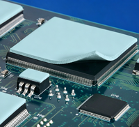 Coussin thermique en silicone 1,5-16W/mK |   Coussin thermique adhésif sur mesure pour EV/PCB/CPU/GPU, électronique 5G, découpe sur mesure