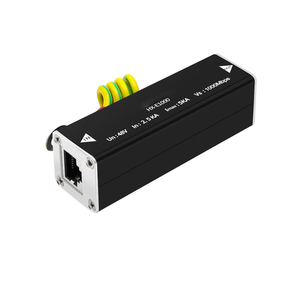 อินเทอร์เฟซป้องกันไฟกระชาก 100Mbps Gigabit Ethernet Signal Lan Rj45 สำหรับกล้องวงจรปิดเครือข่าย POE - Product Image 1
