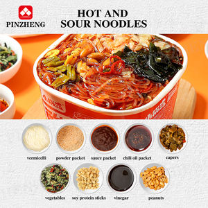 Noodles Istantanei Croccanti di Marca Cinese Famosa, Noodles Vegetariani Istantanei in Tazza, Piccanti e Acidi, Hai Chi Jia Suan La <span class=keywords><strong>Fen</strong></span> OEM - Product Image 2