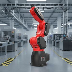 Robot industriel 6 axes BORUNTE BRTIRUS0805A - Moteur PLC IP54 - Précision 0,05 mm - Tournage CNC - Chargement/déchargement automatique de pièces métalliques - Product Image 5