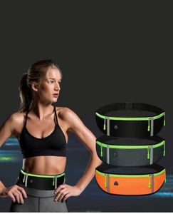 Sac banane unisexe de sport pour la course, étui pour téléphone portable, fitness, gym, étanche, en polyester, avec sangle réglable - Product Image 1