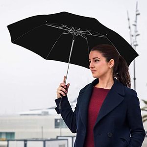 <span class=keywords><strong>Parapluie</strong></span> pliable de voyage à fermeture <span class=keywords><strong>automatique</strong></span>, <span class=keywords><strong>petit</strong></span> format, léger et Portable, Compact, avec 2 plis, logo personnalisé pour hommes et femmes - Product Image 2