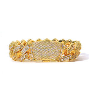 Bespoke Sharp Edge Diamond Link Moissanite Cuban <b>Bracelets</b> Hip Hop S925 Silver GRA Certified Iced Out Urban Custom Maker Vendors - Product Image 5